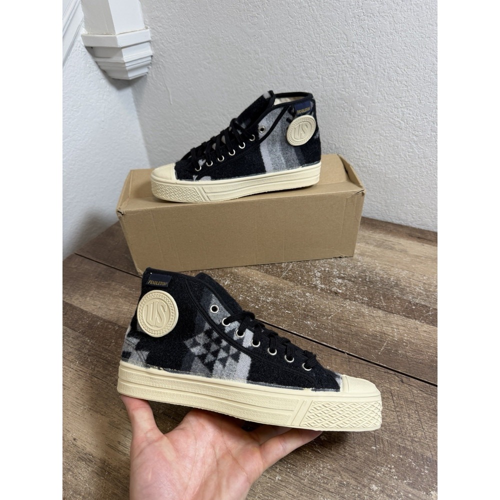 Pendleton Wool US Rubber Co. High Top Sneakers Southwest Jacquard Size 5 Womens